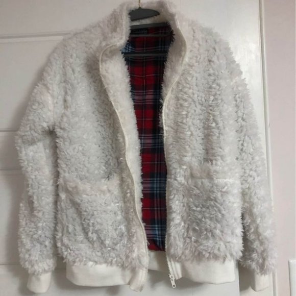 PJ Salvage Snowed in Sherpa Zip Up - Picture 2 of 4